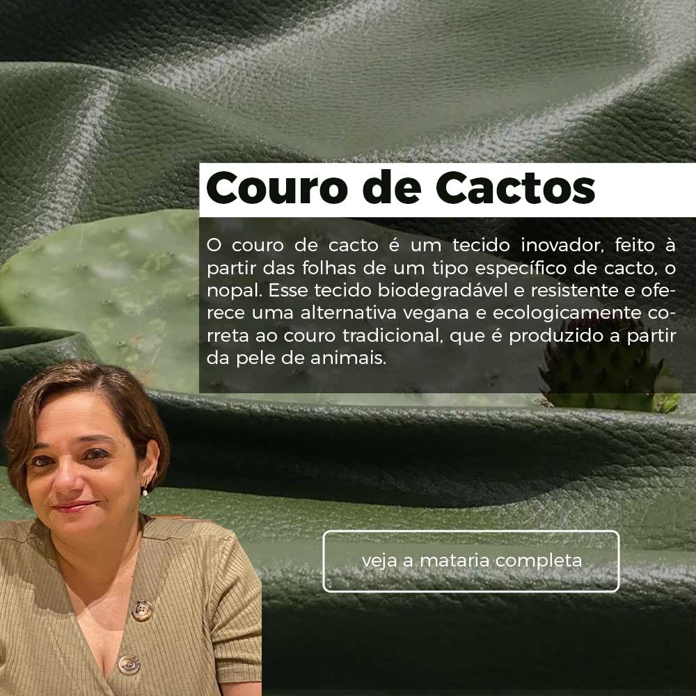 Inovação Sustentável: Couro Vegano de Cacto